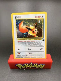Eevee #11 Black Star Promo Holo Rare Vintage Pokemon Card - NM - Image 1