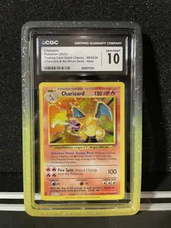 Pokemon TCG Charizard Holo Card 003/034 CLC Classic Collection - Image 1