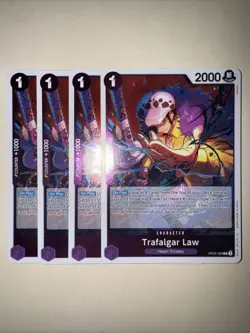 OP09-069 Trafalgar Law Playset X4! One Piece Card Game Emperors In The New World - Image 1