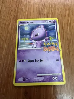 Pokemon Mewtwo Promo Holo Rumble 9/16 100 HP 2009 Card English - Image 1