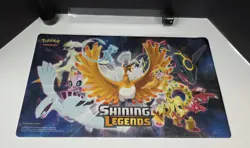 Pokemon TCG Shining Legends Ho-Oh Rayquaza Lugia Playmat Official Card Game Mat - Image 2
