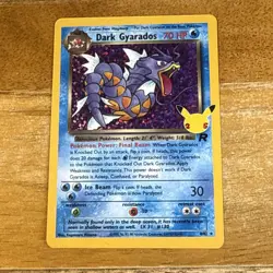 Pokemon TCG Card - Dark Gyarados Holo Card 8/82 Team Rocket Celebrations Series - Image 1