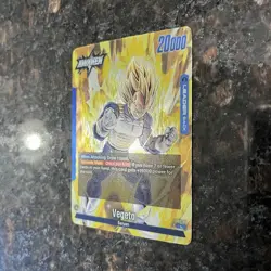 Super Saiyan Vegeta FS02-01 Leader Foil Dragon Ball Super Card Game | NM - Image 2