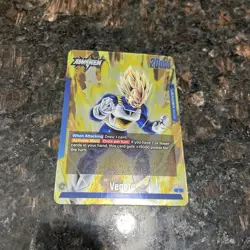 Super Saiyan Vegeta FS02-01 Leader Foil Dragon Ball Super Card Game | NM - Image 4