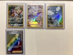 Pokemon Card Lot 12x V, VMAX, Trainer, Holo - Togekiss, Stonjourner, Calyrex - Image 1