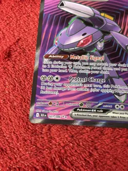 Genesect ex 161/086 Sv: Black Bolt Holo Pokemon Card Near Mint - Image 3