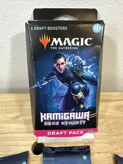 New Magic the Gathering Kamigawa Neon Dynasty 3 Boosters Draft Pack - 45 Cards - Image 2