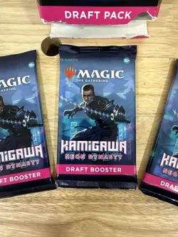 New Magic the Gathering Kamigawa Neon Dynasty 3 Boosters Draft Pack - 45 Cards - Image 3