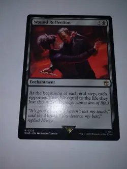 1x Wound Reflection - Universes Beyond: Doctor Who - NM - MTG FREE SHIPPING - Image 1