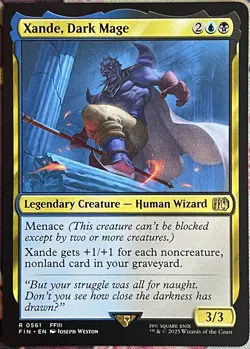 Xande, Dark Mage - R 0561 - Magic The Gathering Final Fantasy 2025 - Image 1
