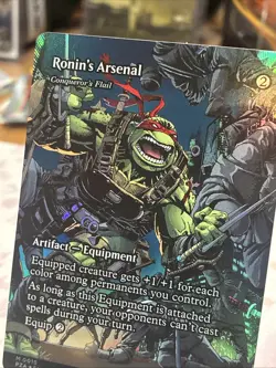 Ronin's Arsenal Conqueror's Flail (Borderless Foil) Teenage Mutant Ninja Turtles - Image 4