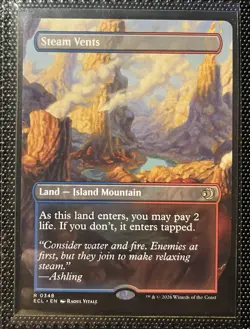 MTG Borderless land lot: Hallowed Fountain/Temple Garden/Steam Vents/Blood Crypt - Image 3