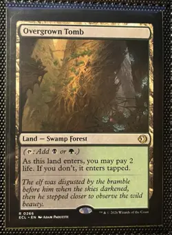 MTG ECL Land Lot: Overgrown Tomb, Temple Garden,Blood Crypt - Image 1