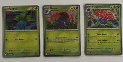 Pokemon TCG Oddish 001 Gloom 002 & Vileplume 003 Cosmo Holo Promo Set Of 3 NM - Image 1