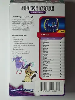 New Pokemon Trading Card Game Sun & Moon Guardians Rising HIDDEN MOON Theme Deck - Image 2