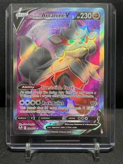 Hisuian Arcanine 179/195 Ultra Rare Holo Pokemon 2022 Silver Tempest NM - Image 1