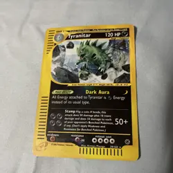 Tyranitar 29/165 Reverse Holo Expedition eReader Set Pokemon Card TCG - Image 1