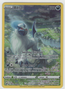 Absol GG16/GG70 Crown Zenith Galarian Gallery Holo NM – Full Art Pokemon - Image 1