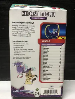 Pokemon TCG: Sun & Moon - Hidden Moon Theme Deck (Lunala) New 2017 & Sealed - Image 2
