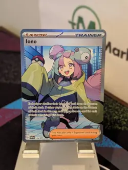 Iono 124 - Pokemon SV Scarlet & Violet Black Star Promo Full Art Trainer NM A1 - Image 1