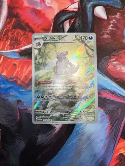 Pokemon Nidoking 174/165 Scarlet & Violet 151 Illustration Rare Near Mint - Image 1