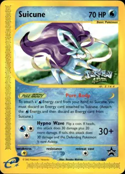 Pokemon Suicune 53 Wizards Black Star Promos Promo Near Mint - Image 1