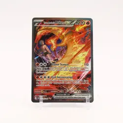 Team Rocket's Moltres ex 229/182 Destined Rivals Special Illustration Pokemon NM - Image 1