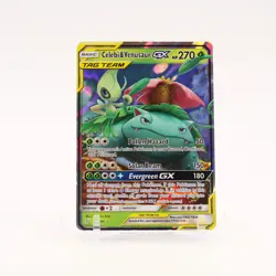 Celebi & Venusaur GX - 1/181 Team Up Ultra Rare Pokemon - LP/MP - Image 1