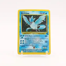 Articuno - 2/62 Fossil Unlimited Holo Rare Pokemon - LP - Image 1