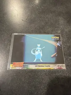 Topps Pokemon #21 Introductions, Holo/Foil, Mewtwo Strikes Back, LP - Blue Label - Image 1