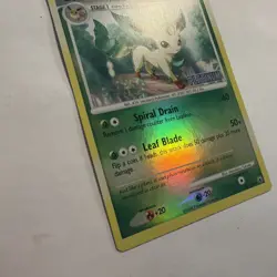 Leafeon ⭐ 24/100 Reverse Holo Stamped Rare Majestic Dawn 2008 Pokemon LP - Image 4