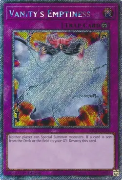 Vanity's Emptiness - RA03-EN246 - NM - Platinum Secret Rare - 1st ed - Yugioh - Image 1