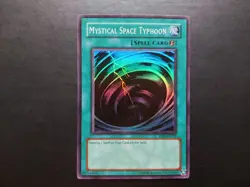 Yugioh - Mystical Space Typhoon DB1-EN031 Super Rare - Image 1