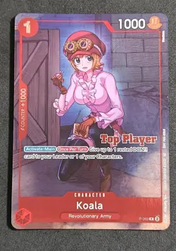 Koala P 069 Top Player One Piece Card Game Special Tournament Promo Tcg - Image 1