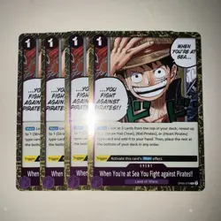 One Piece TCG OP05-076 When You’re at Sea X4 Playset Card Game CCG Eng - Image 1
