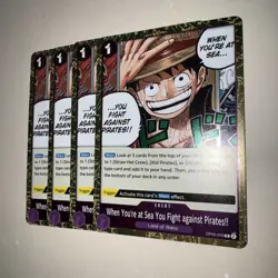 One Piece TCG OP05-076 When You’re at Sea X4 Playset Card Game CCG Eng - Image 3