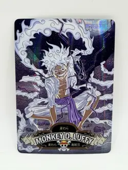 One Piece CCG Luffy Gear 5 Special Doujin Kawaii Holo Art Card - Image 1