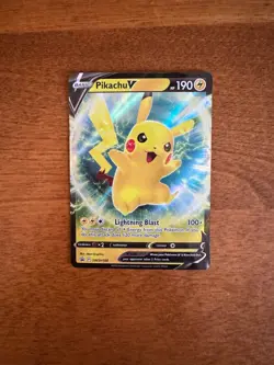 Pikachu V SWSH198 NM Holofoil Promo TCG Card Rare Pokemon Card - ALL BOX FRESH!! - Image 1