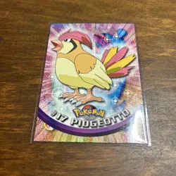 Pokemon Card - Pidgey, Pidgeotto, Pidgeot Topps Blue Logo 3 Card Set VINTAGE - Image 3