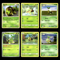 6x Turtwig Lot 67 HeartGold SoulSilver Unleashed Pokemon Cards Collection Set - Image 1