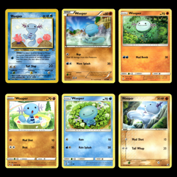 6x Wooper Lot 71.0 EX Dragon Frontiers Pokemon Cards Collection Set Basic/Common - Image 1
