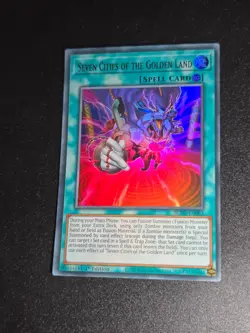 Seven Cities of the Golden Land BLVO-EN062 Ultra Rare 1st Ed Card Near Mint - Image 1