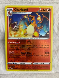 Pokemon Card TCG Charizard 025/185 Vivid Voltage REVERSE HOLO NM - Image 1
