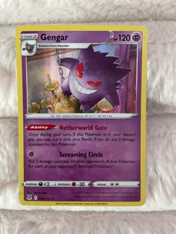 Pokemon Card TCG Gengar 066/196 Holo Rare Lost Origin NM - Image 1