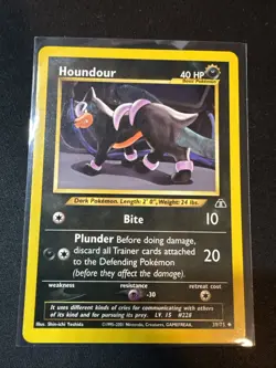 Houndour 39/75 Neo Discovery Pokemon Card Uncommon Near Mint - Image 1