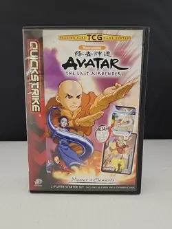 Quickstrike AVATAR The Last Airbender TCG Master Of Elements **MISSING 3 CARDS** - Image 1