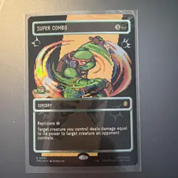 Super Combo - Surge Foil - Sorcery - Borderless Teenage Mutant Ninja Turtles MTG - Image 3