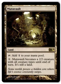 Magic The Gathering Mutavault M14 - Image 1