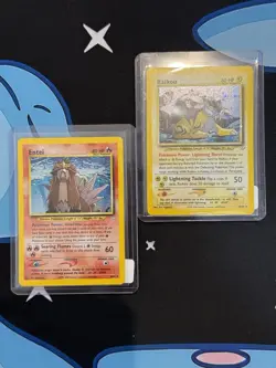 Pokemon TCG Entei Neo Revelation And Raikou Bundle Deal Both Cards Included - Image 1