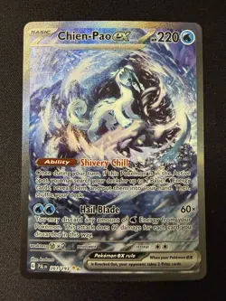 CHIEN-PAO EX🔥SPECIAL ILLUSTRATION RARE🔥Paldea Evolved 261/193 - Image 1